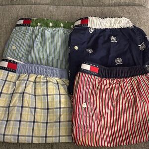 Tommy Hilfiger Men's Four-Pack Multicolor Cotton Boxers